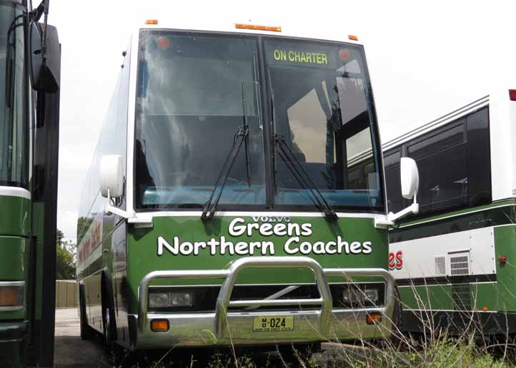 Greens Northern Coaches Volvo B7R Autobus MO024